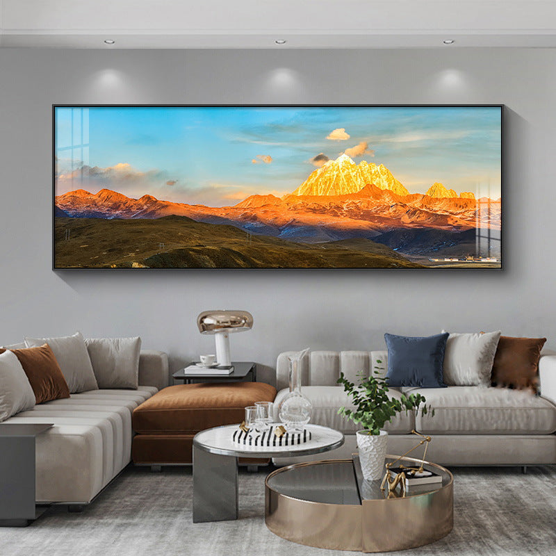 Framed Mountain Landscape Artwork Homeandso