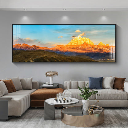 Framed Mountain Landscape Artwork Homeandso
