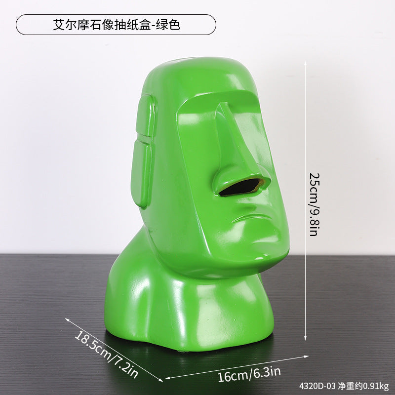 Artistic Moai Figurine Homeandso