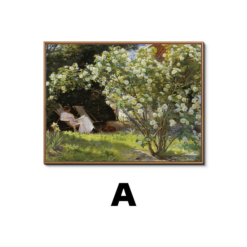 Framed Impressionist Floral Artwork Homeandso