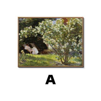 Framed Impressionist Floral Artwork Homeandso