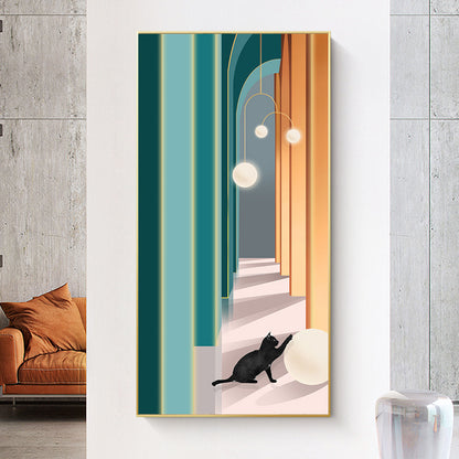 Artistic Entryway Canvas Print Homeandso