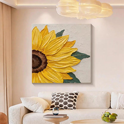 Artistic Sunflower Wall Canvas Homeandso