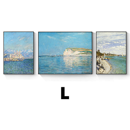 Framed Impressionist Landscape Art Set Homeandso