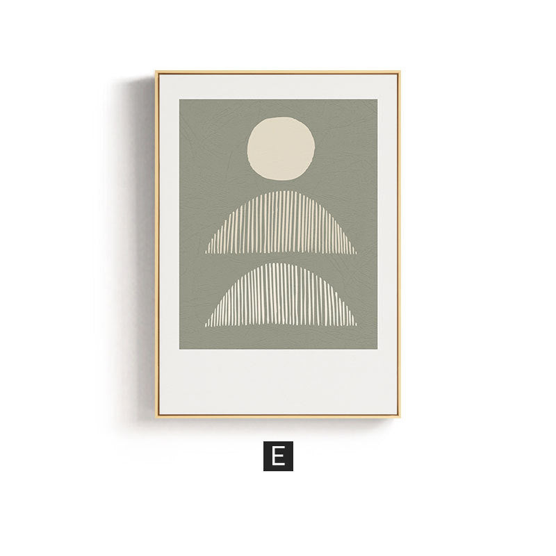 Abstract Wave Design Framed Wall Art Homeandso
