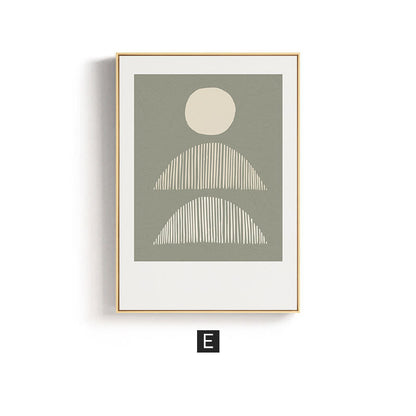 Abstract Wave Design Framed Wall Art Homeandso