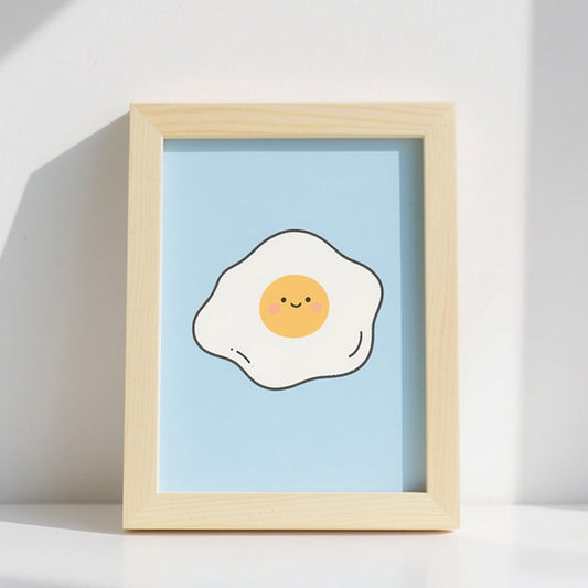 Whimsical Egg Art Frame