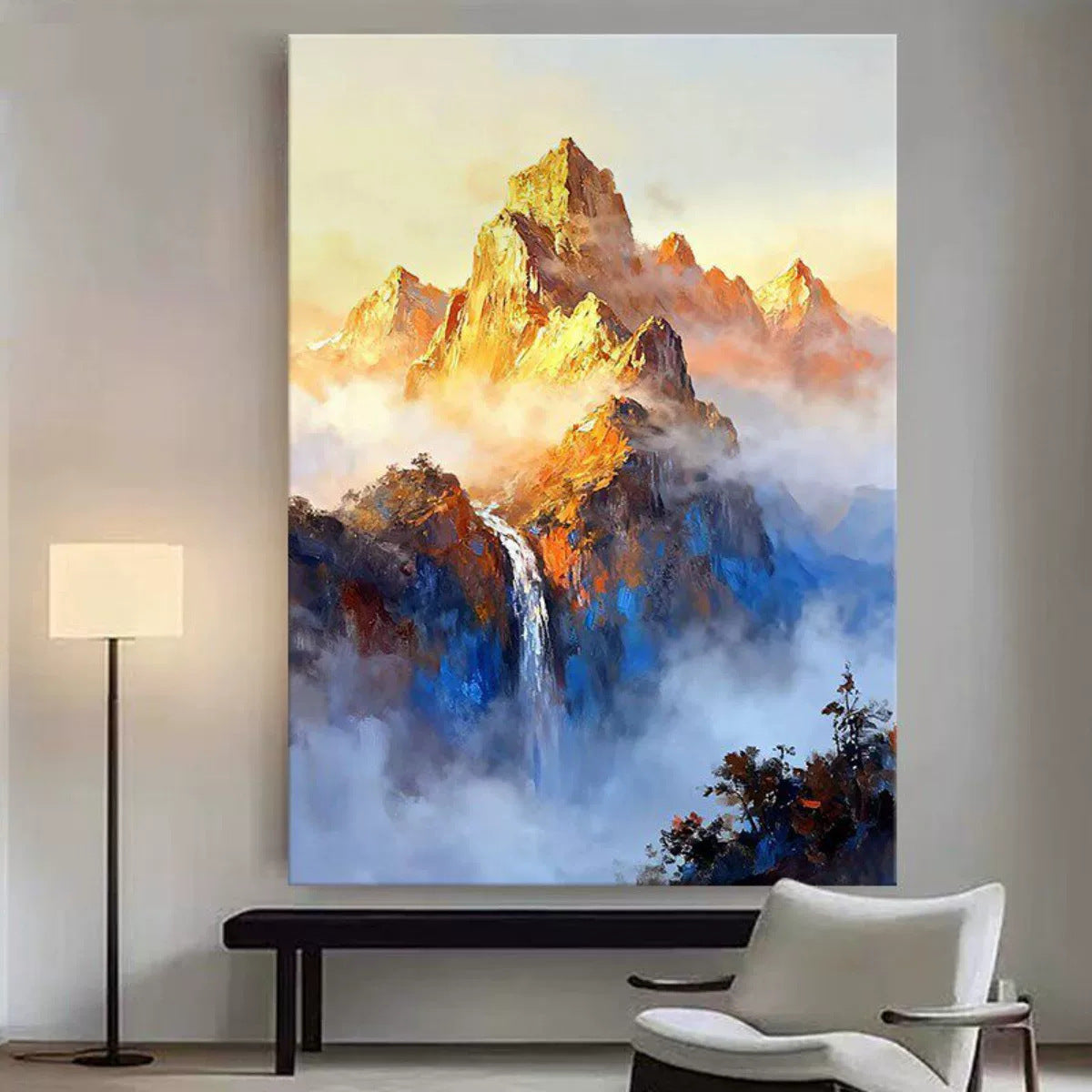 Majestic Mountain Landscape Wall Art Homeandso