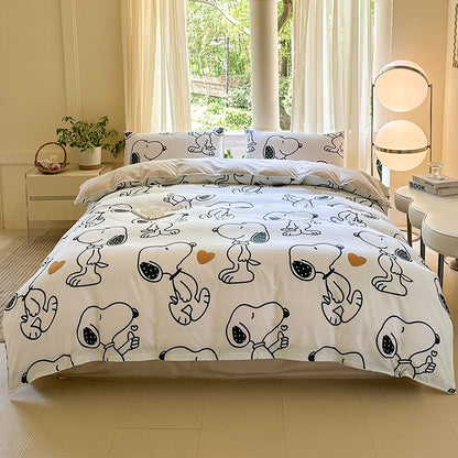 Playful Cartoon-Themed Duvet Cover Set Homeandso