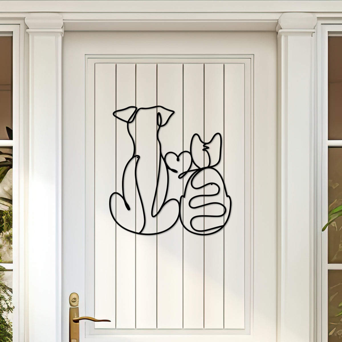 Home Decor Pet Silhouette Wall Art Homeandso