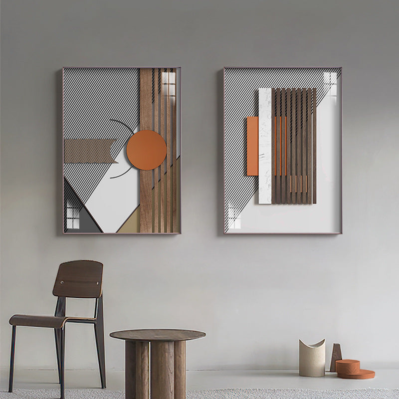 Abstract Geometric Framed Wall Art Homeandso