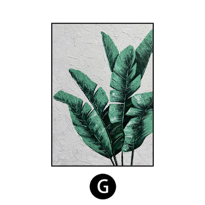Tropical Leaf Canvas Artwork Homeandso