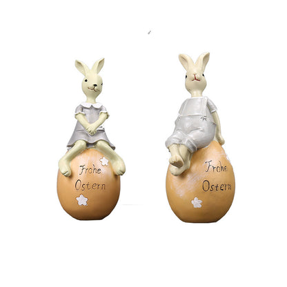 Decorative Rabbit Figurine Homeandso