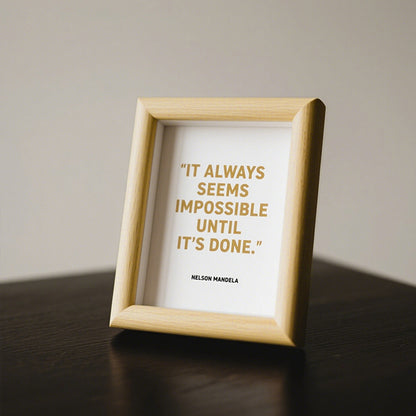 Inspirational Quote Frame