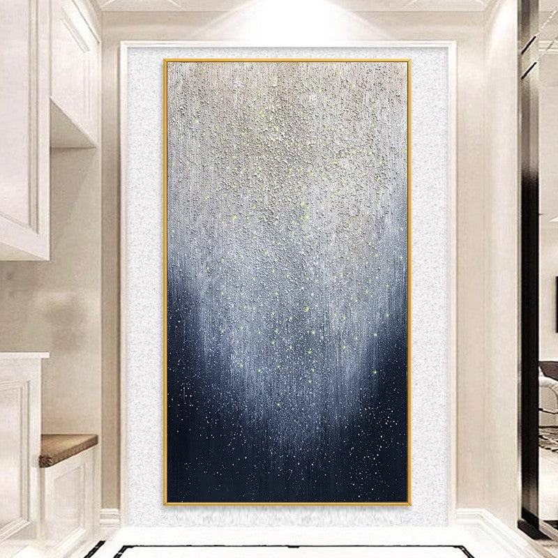Gold Leaf Abstract Canvas Art Homeandso