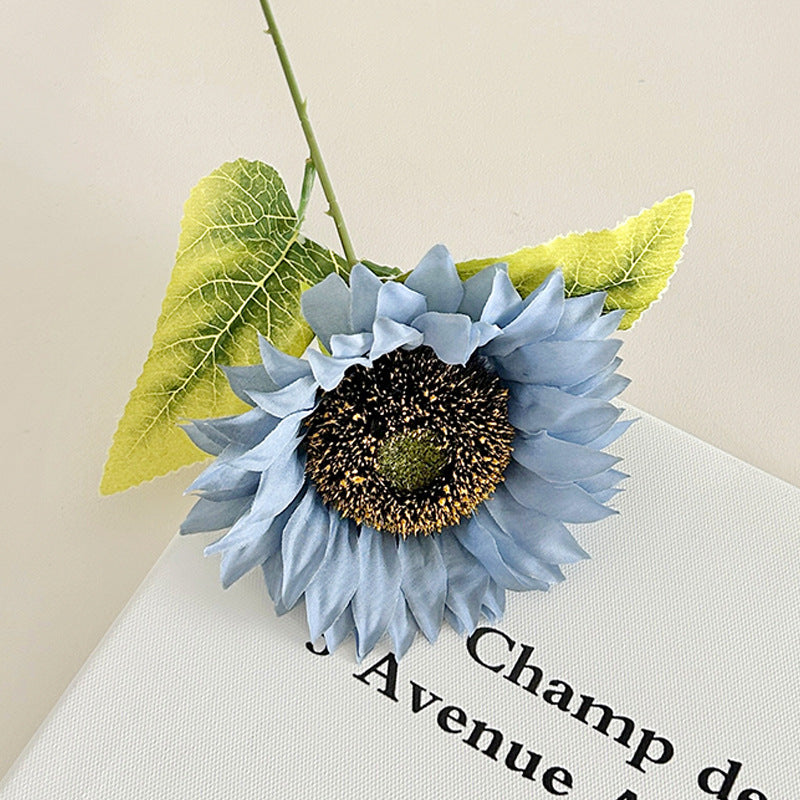 Realistic Sunflower Floral Stem for Home Decor