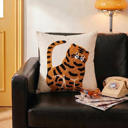 Dekoratives katzenmotiviertes Wurfkissen