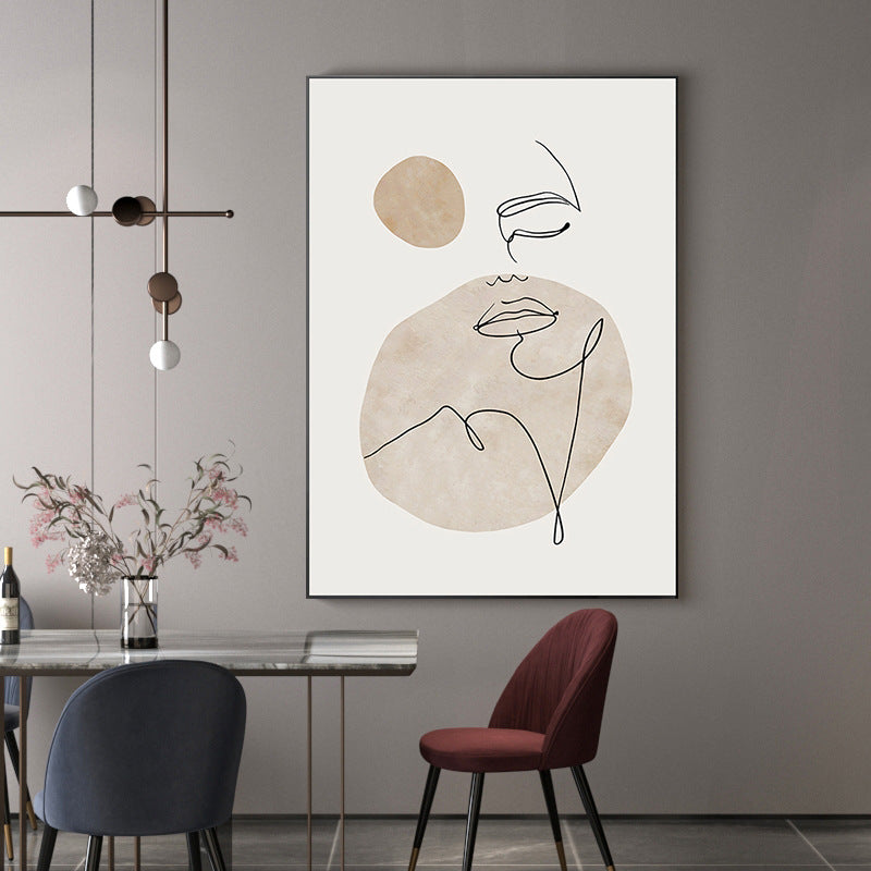 Elegant Line Drawing Floral Wall Art Homeandso