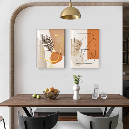 Abstract Botanical Framed Wall Art Homeandso