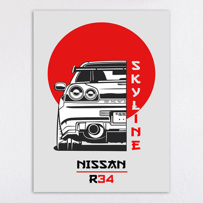 Automotive Art Print Homeandso