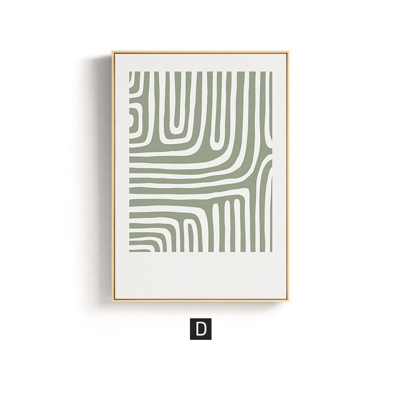Abstract Wave Design Framed Wall Art Homeandso