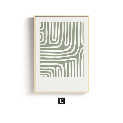 Abstract Wave Design Framed Wall Art Homeandso