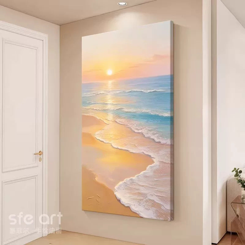 Coastal Sunset Canvas Wall Art Homeandso