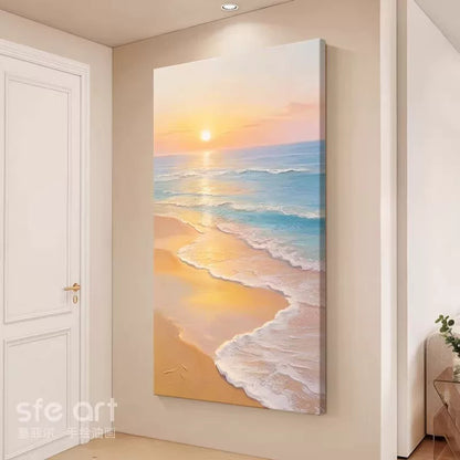 Coastal Sunset Canvas Wall Art Homeandso