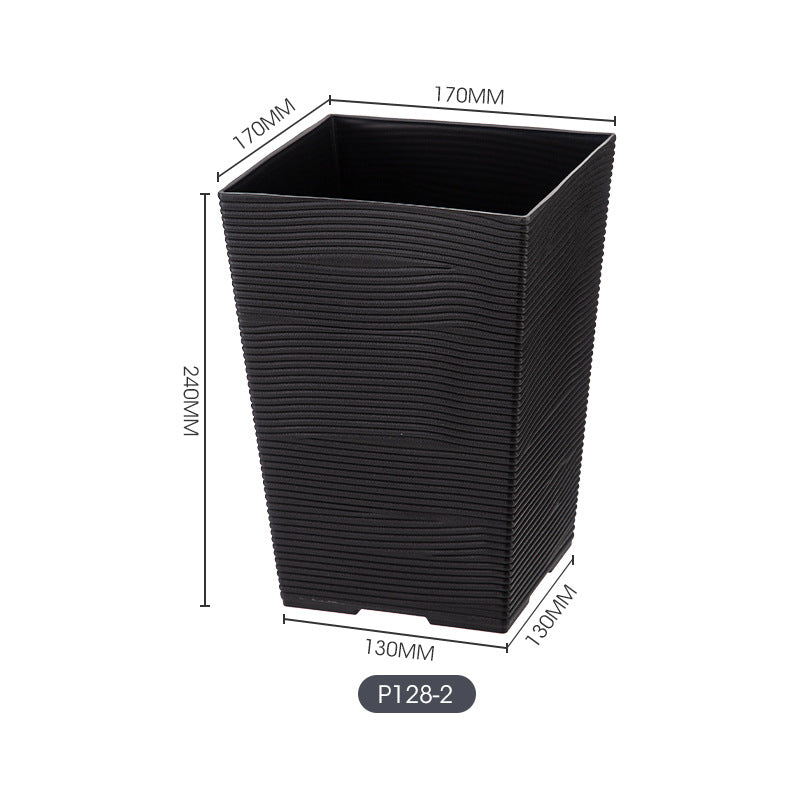 Textured Square Plant Container Homeandso