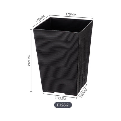 Textured Square Plant Container Homeandso