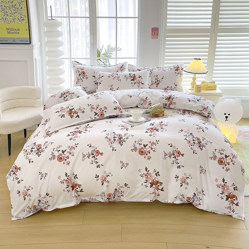 Floral Patterned Duvet Cover Set