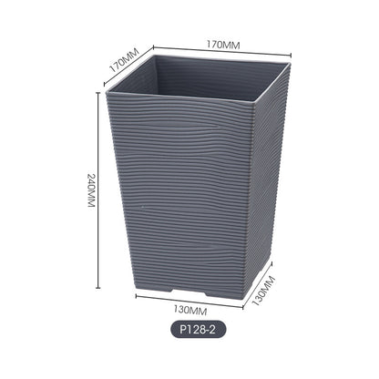 Textured Square Plant Container Homeandso