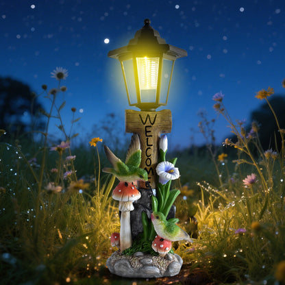 Decorative Frog Lantern Statue Homeandso