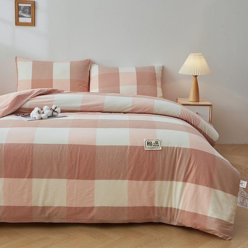 Luxurious Striped Duvet Cover Set