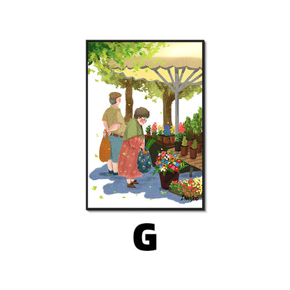 Decorative Illustrative Canvas Art Homeandso