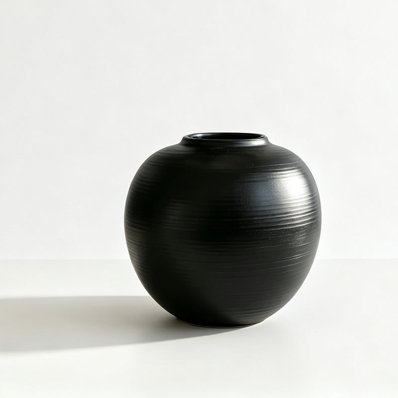Textured Ceramic Decorative Floor Vase
