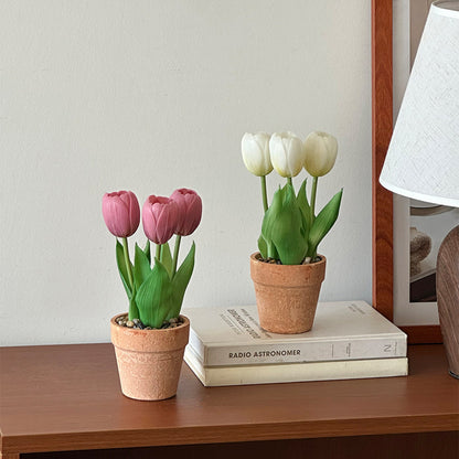 Decorative Faux Tulip Plant
