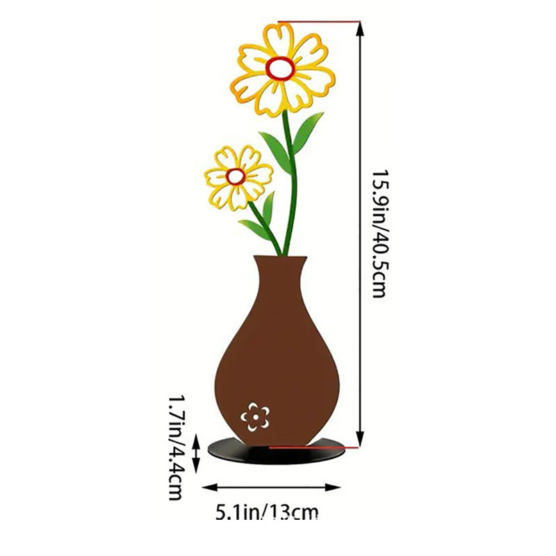Decorative Metal Flower Holder Homeandso