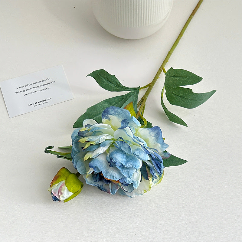 Lifelike Floral Peony Stem Arrangement