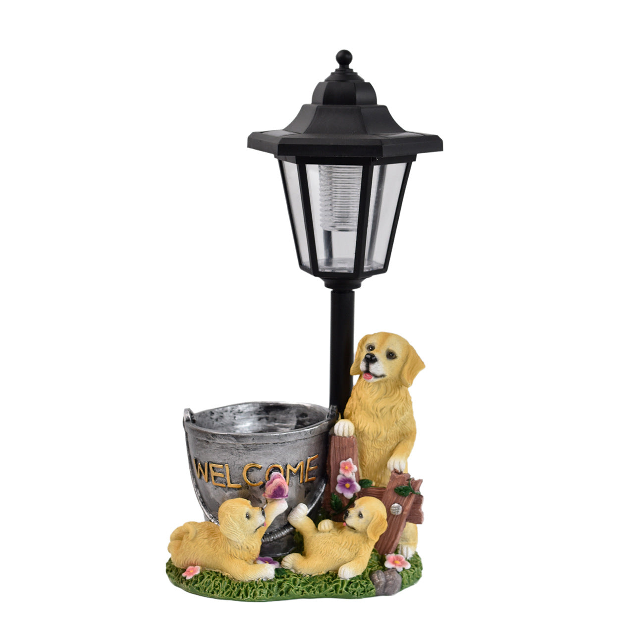 Whimsical Dog Lamp Homeandso