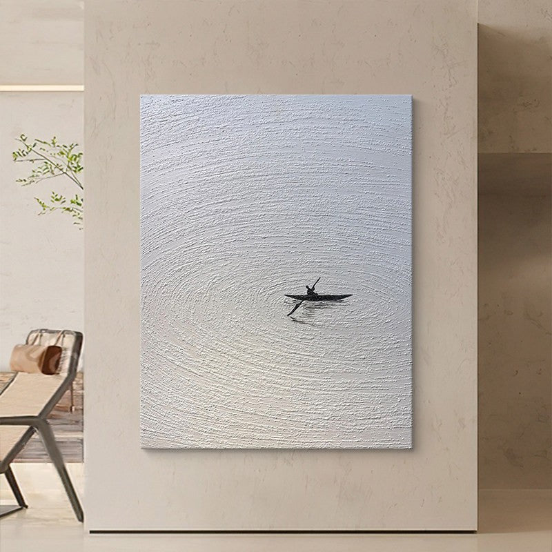 Serene Kayaking Scene Canvas Wall Art Homeandso
