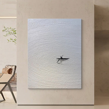 Serene Kayaking Scene Canvas Wall Art Homeandso