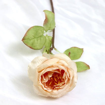 Elegant Decorative Silk Rose Stem