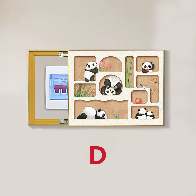Decorative Panda-Themed Picture Frame Homeandso