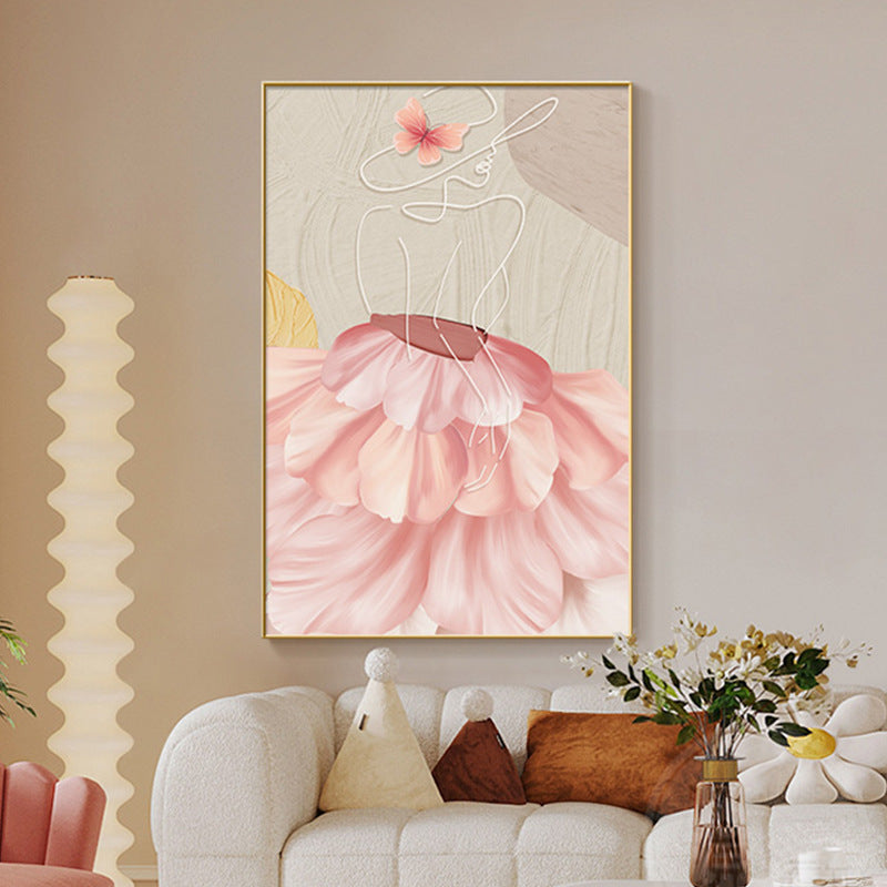 Floral Abstract Line Art Print Homeandso