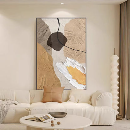 Abstract Textured Canvas Wall Art Homeandso 1789035032