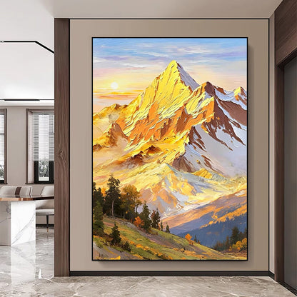Mountain Landscape Oil Painting Homeandso