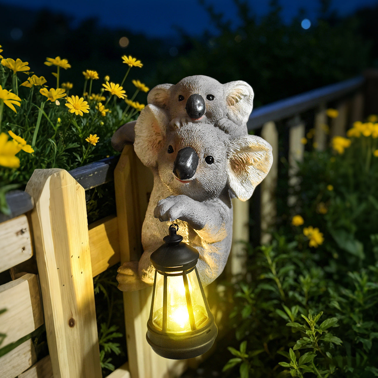 Koala Lantern Sculpture Homeandso