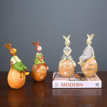 Decorative Rabbit Figurine Homeandso