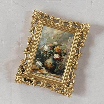 Vintage Floral Artwork Framed Print Homeandso